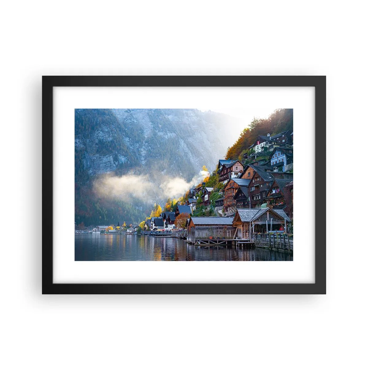 Poster in black frame - Alpine Atmosphere - 40x30 cm