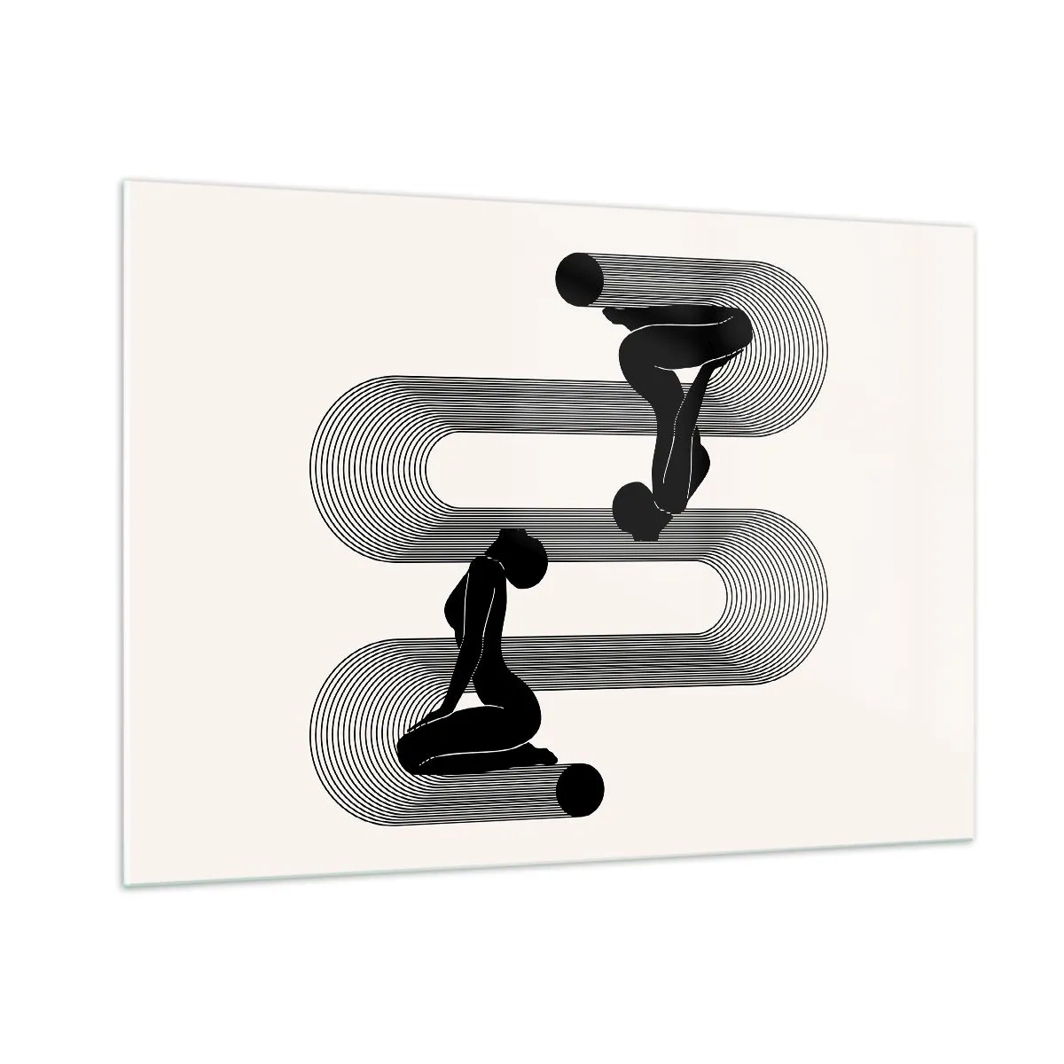 Glass picture - Sensual Symmetry - 100x70 cm