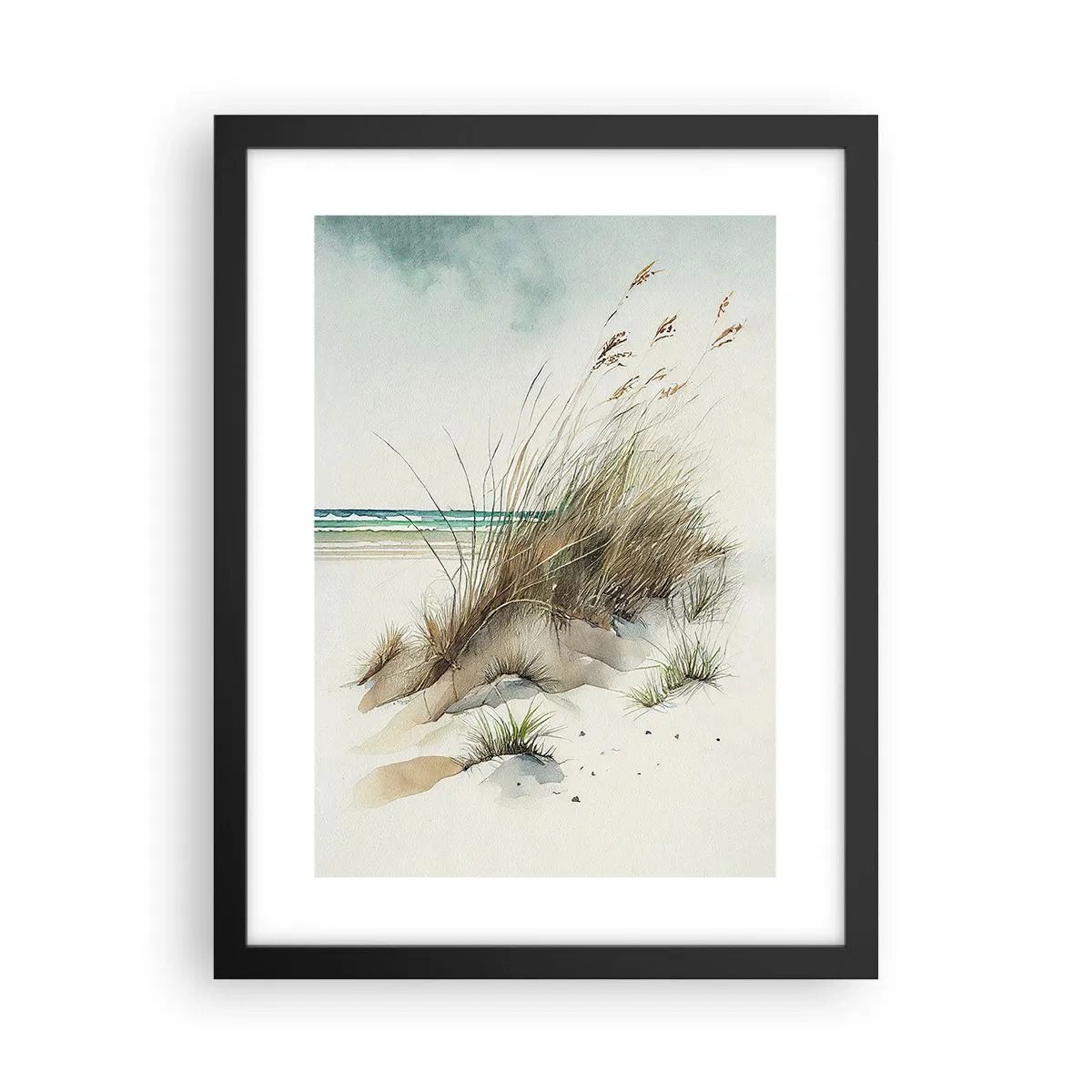 Poster in black frame - Wrapped by Sand - 30x40 cm