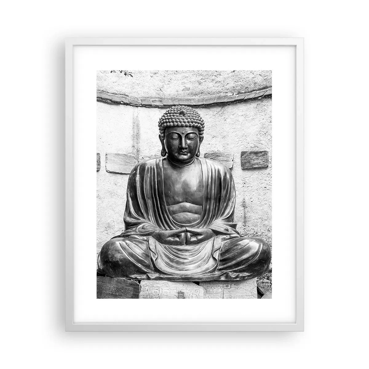 Poster in white frmae - At the Source of Peace - 40x50 cm