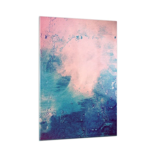 Glass picture - Blue Hug - 50x70 cm