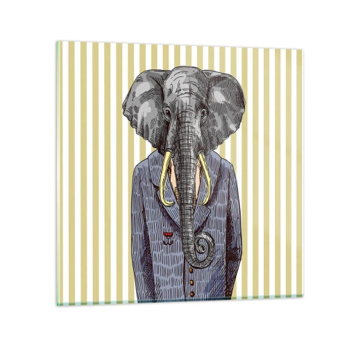 Glass picture - Elegant By Nature - 30x30 cm