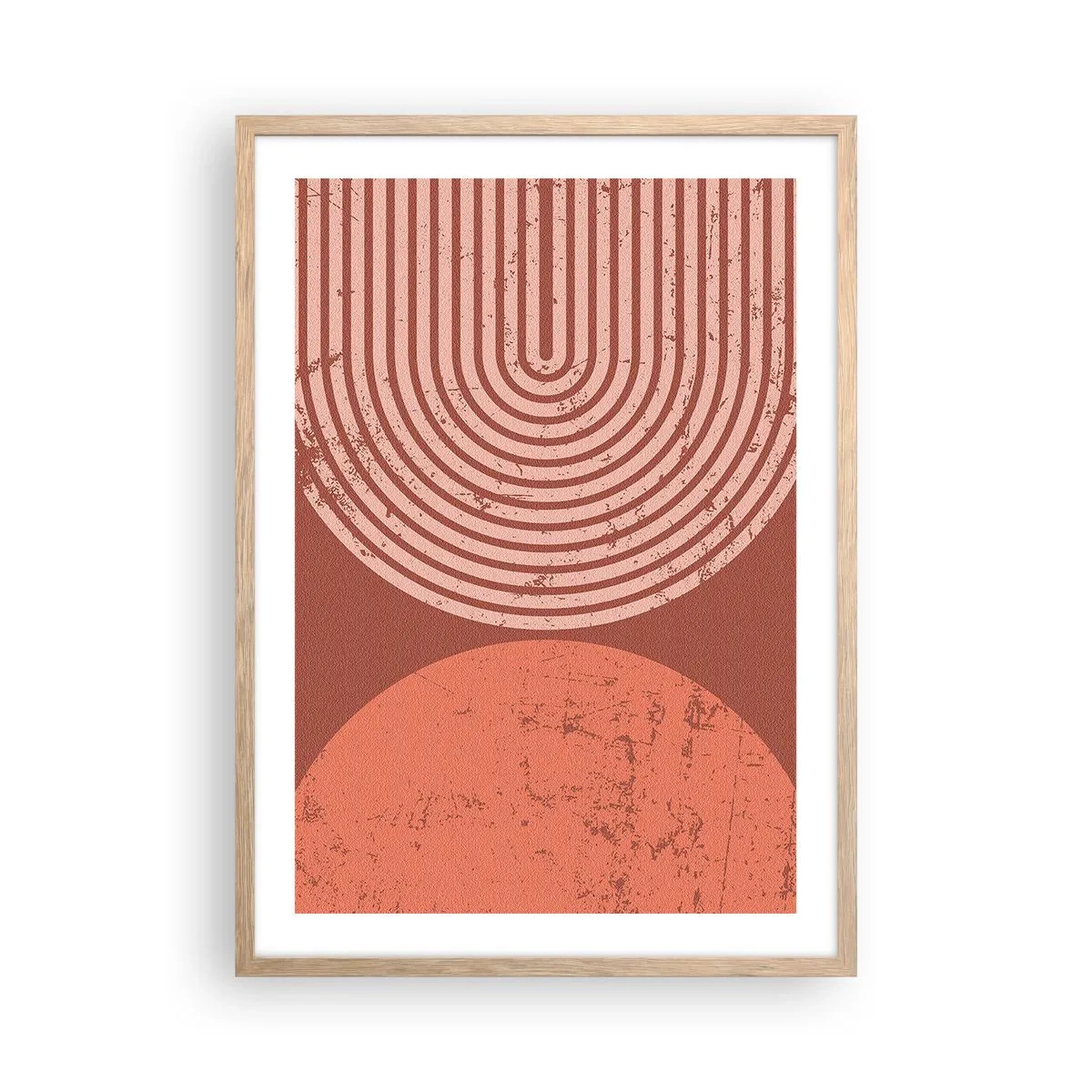 Poster in light oak frame - Close Relationship - 50x70 cm