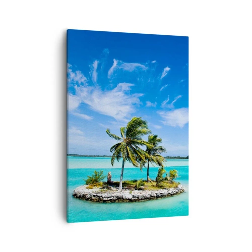 Canvas picture - Paradise on Earth - 50x70 cm