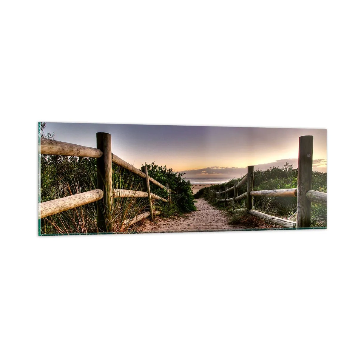 Glass picture - You Can See the Destination - 90x30 cm