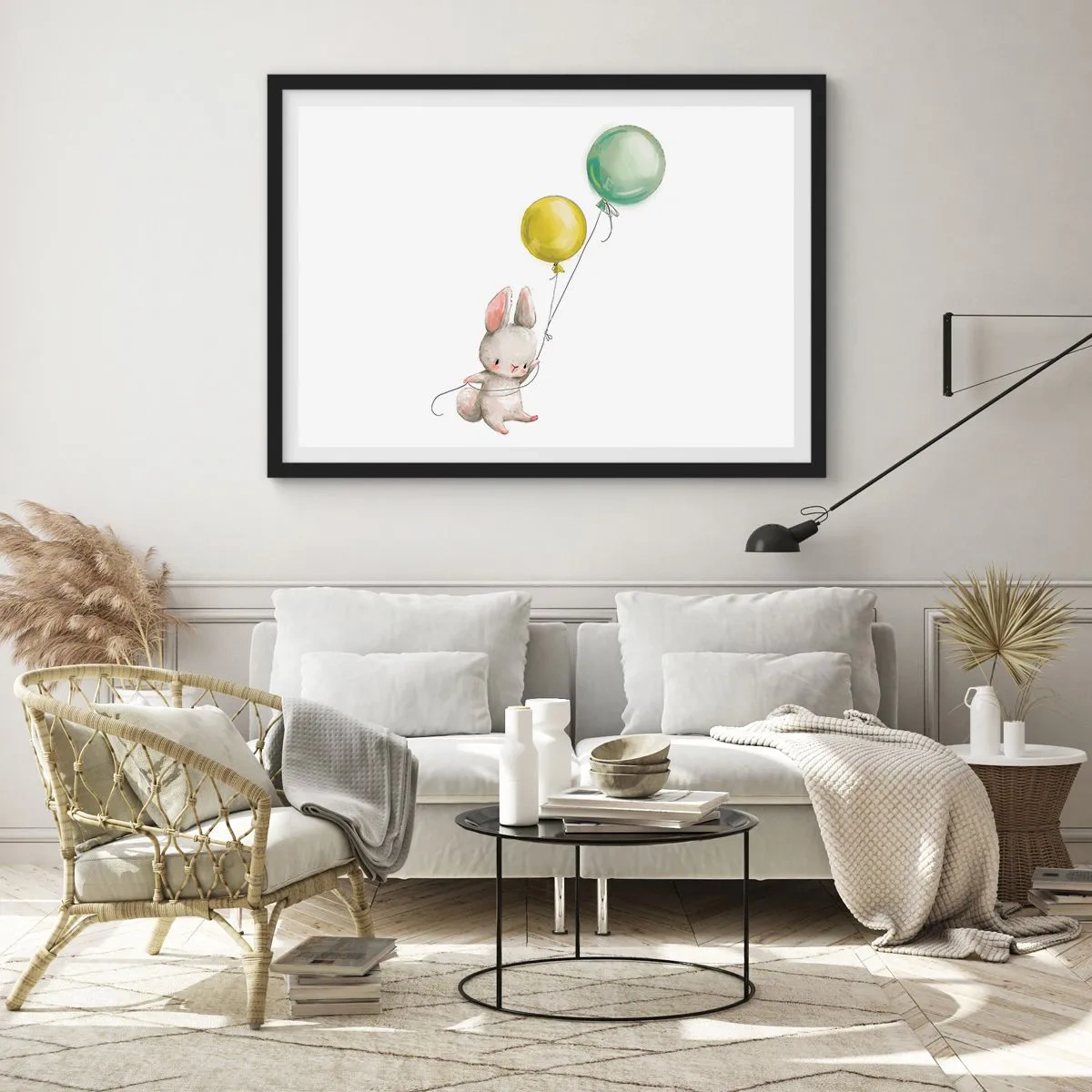 Poster in black frame - I Will Fly Too! - 100x70 cm