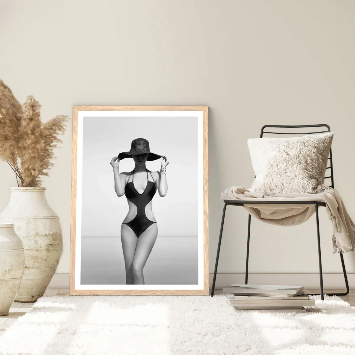 Poster in light oak frame - My Name Is: Elegance - 61x91 cm
