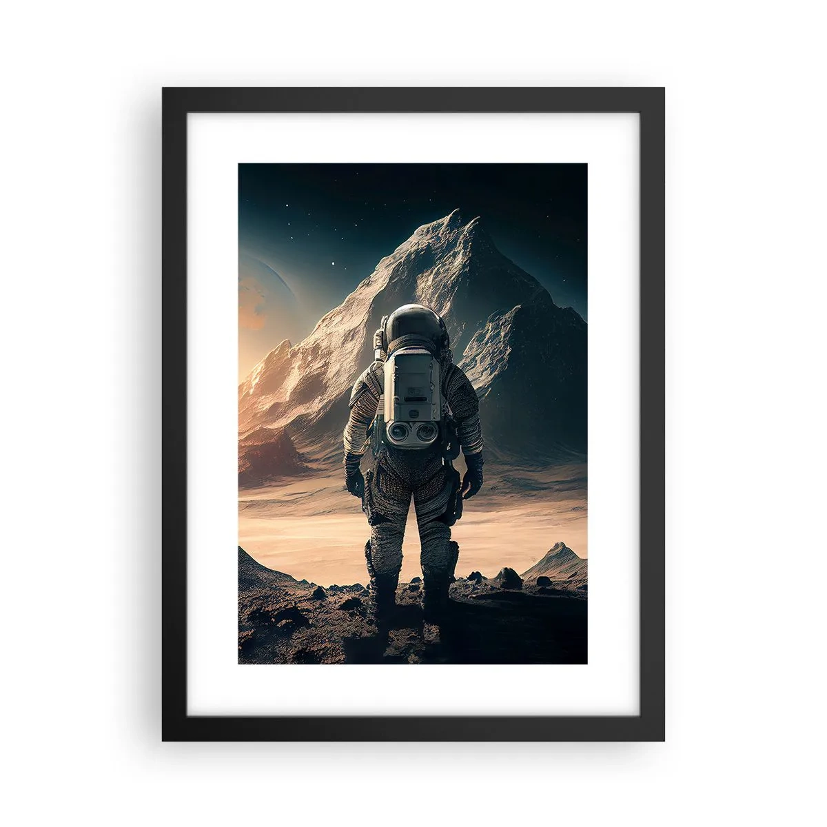 Poster in black frame - New Challenge - 30x40 cm