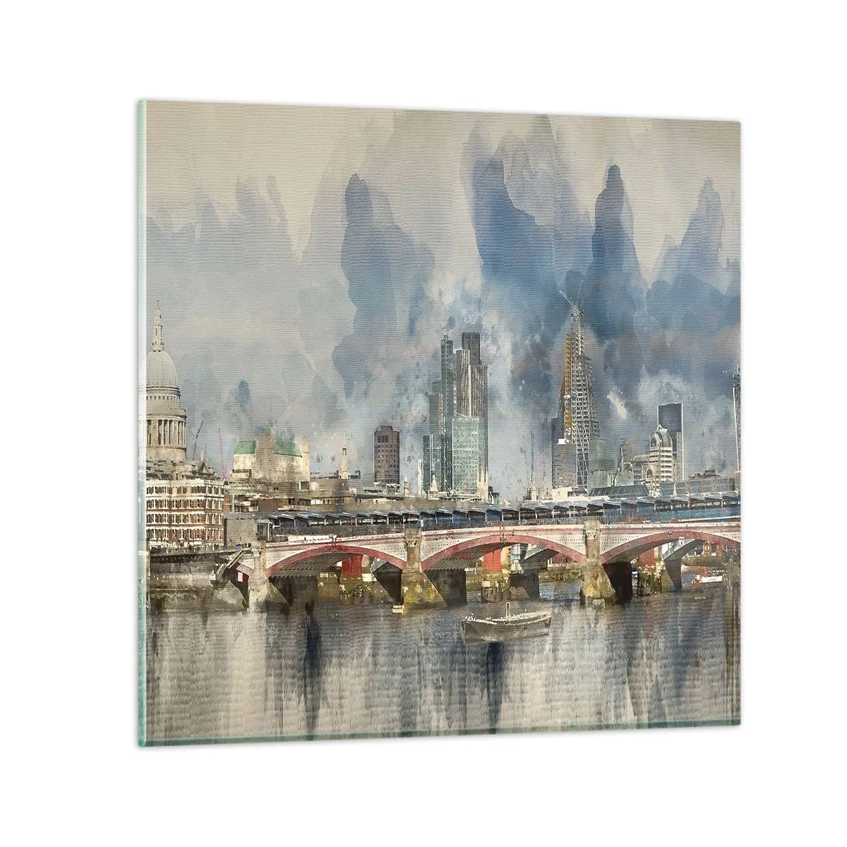 Glass picture - London in Its Beauty - 40x40 cm