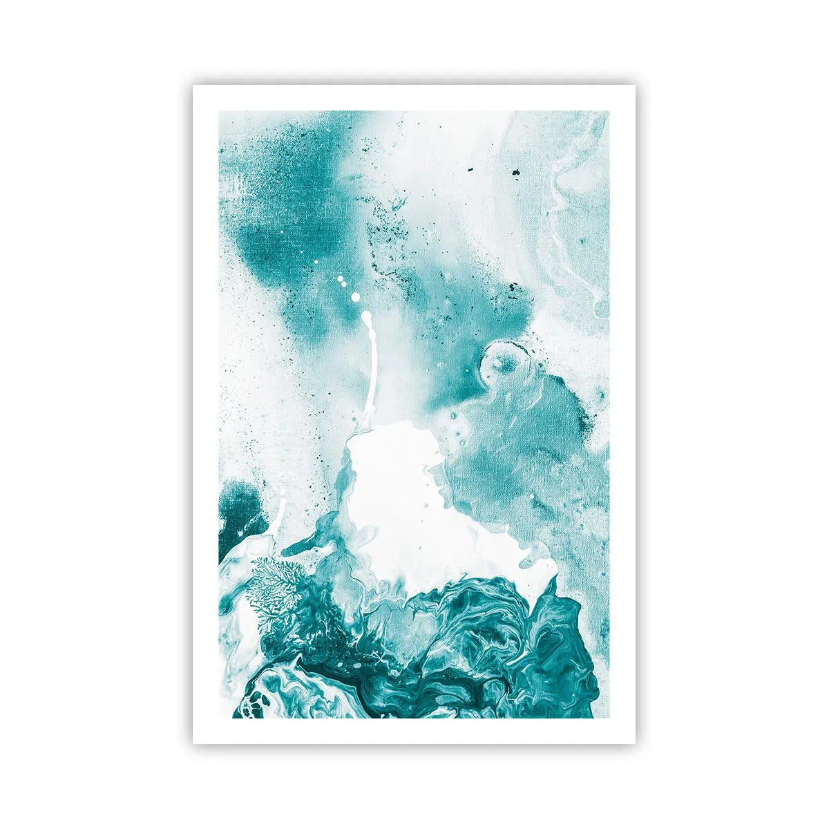Poster - Lakes of Blue - 61x91 cm