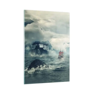 Glass picture - On Magical Waters - 80x120 cm