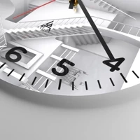 Clock face with numbers