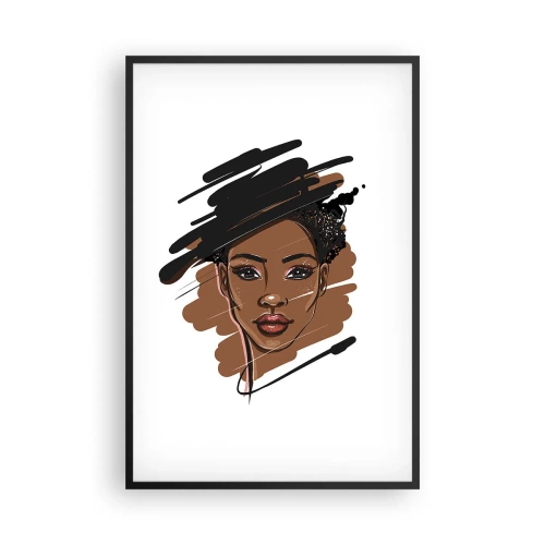 Poster in black frame - Sweet Like Chocolate - 61x91 cm