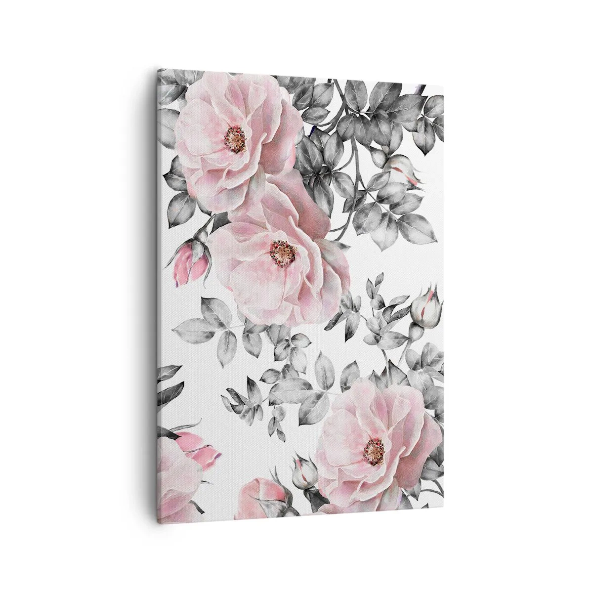 Canvas picture - Getting Lost in Rose Flowers - 50x70 cm