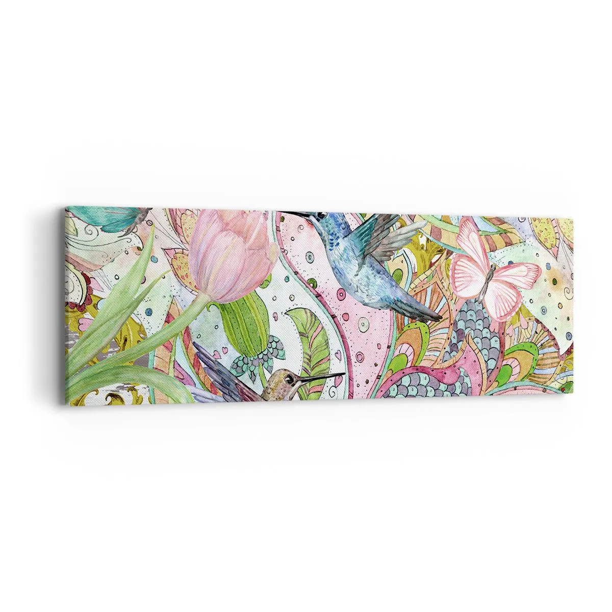 Canvas picture - Entwined in the Vines - 90x30 cm