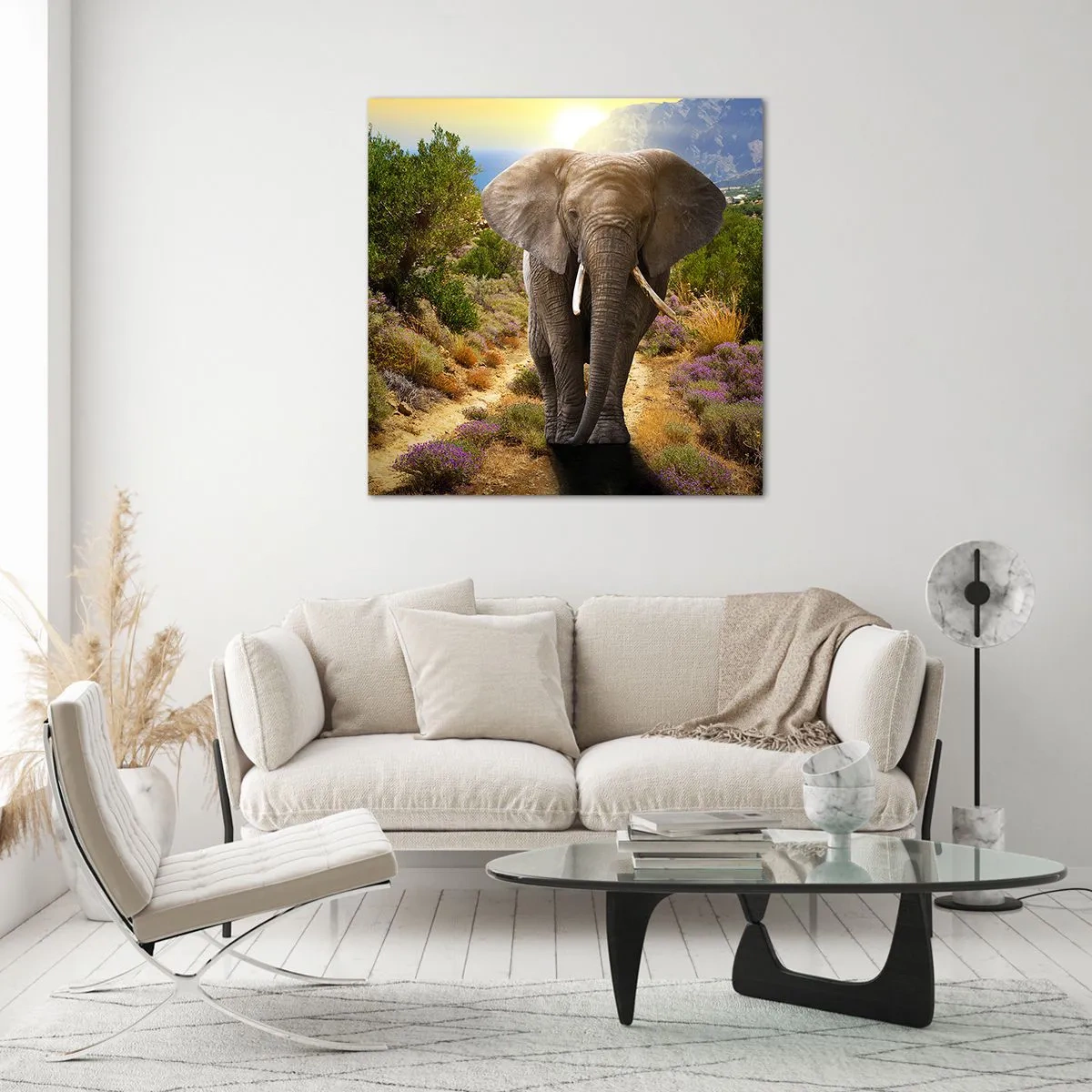 Glass picture - This is What Eden Looked Like - 60x60 cm