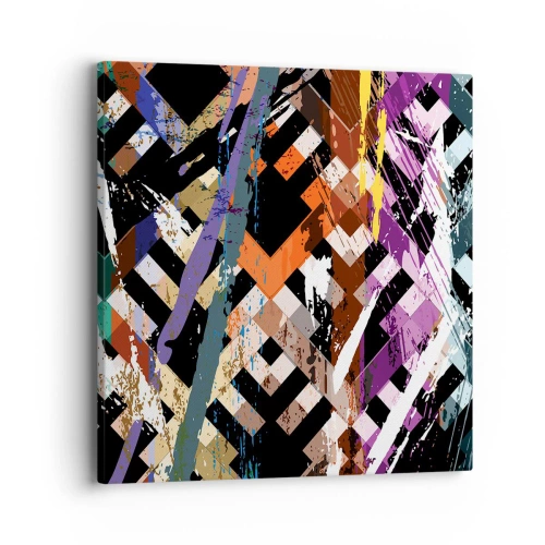 Canvas picture - Squared - 40x40 cm