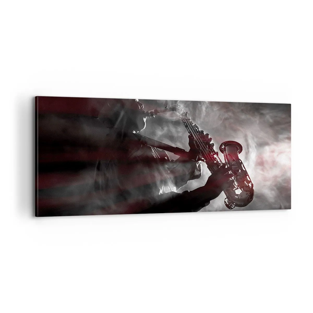 Canvas picture - Lost in the Fog of Jazz - 100x40 cm