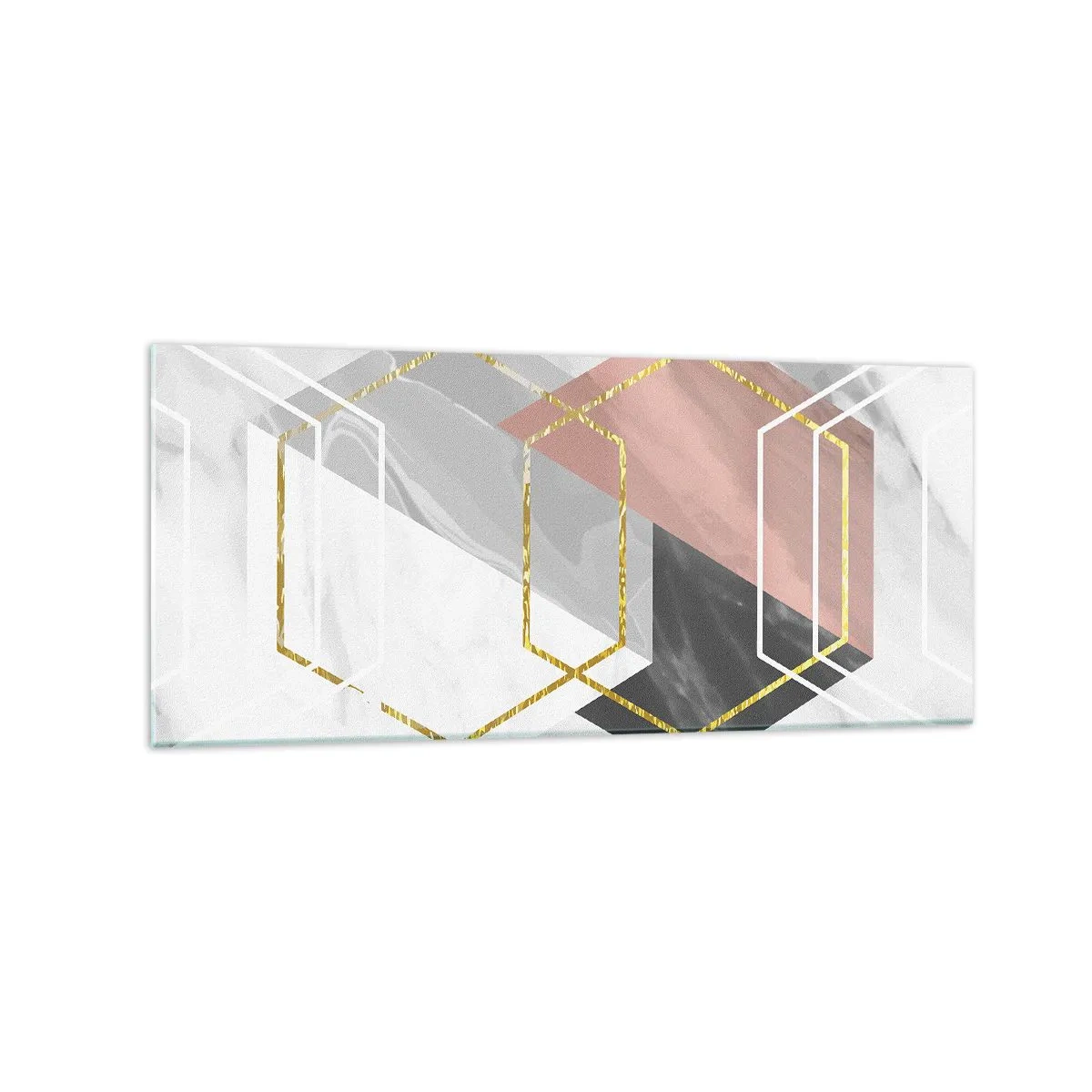 Glass picture - Chain Composition - 120x50 cm