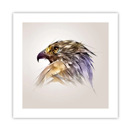 Poster - Portrait of a Warrior - 40x40 cm