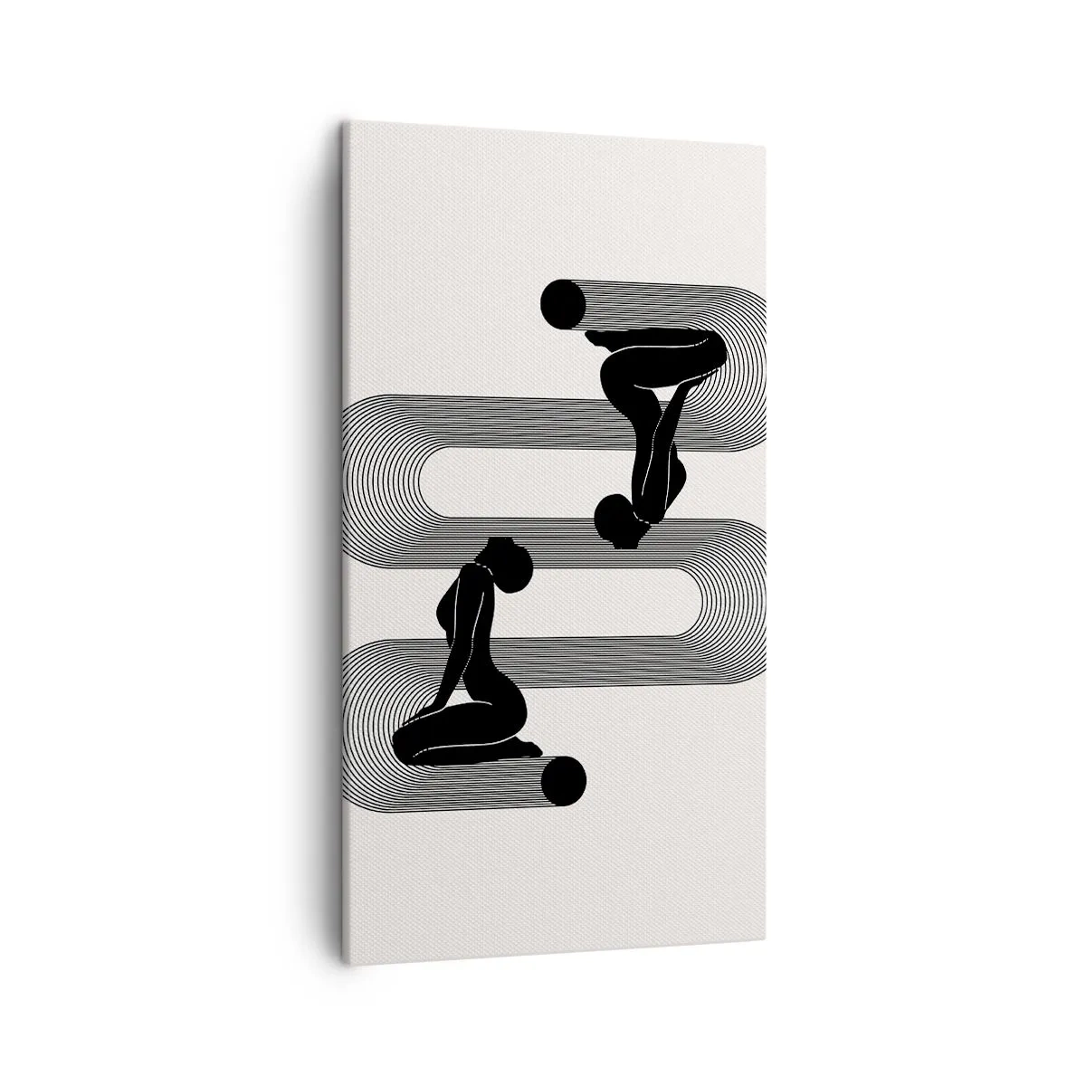 Canvas picture - Sensual Symmetry - 45x80 cm