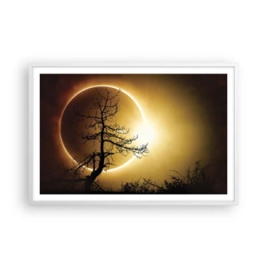 Poster in white frmae - Total Eclipse - 91x61 cm