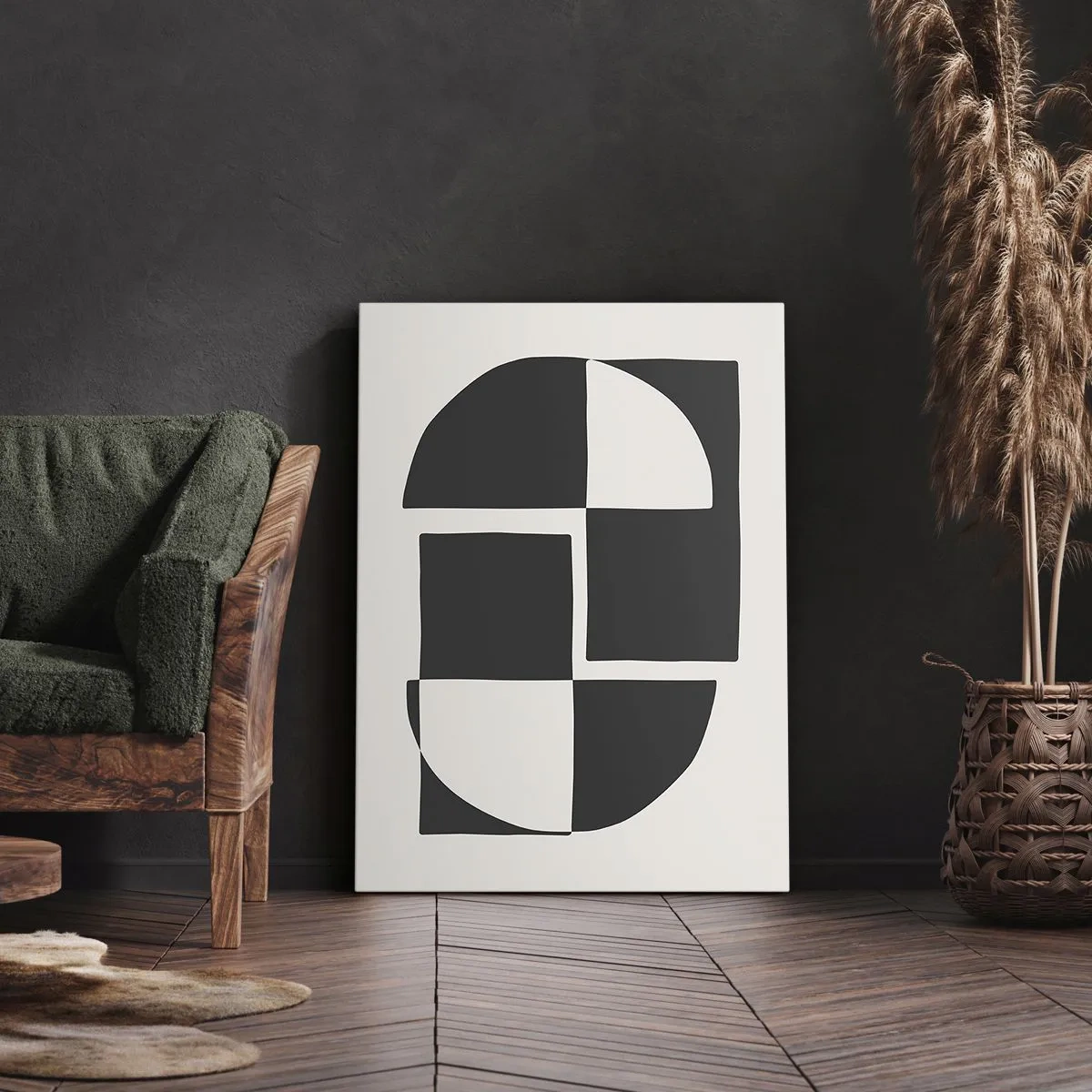 Canvas picture - Antithesis-Synthesis - 55x100 cm