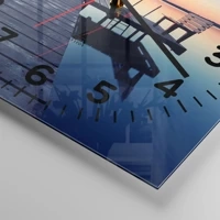 Clock face with numbers