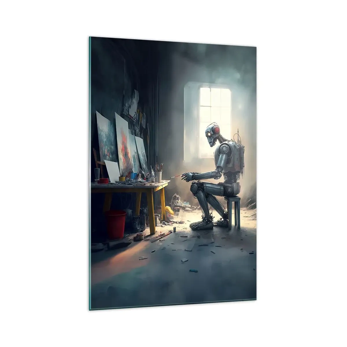 Glass picture - Act of Creation - 70x100 cm