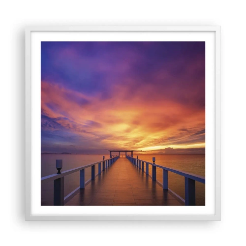 Poster in white frmae - Limitless - 60x60 cm