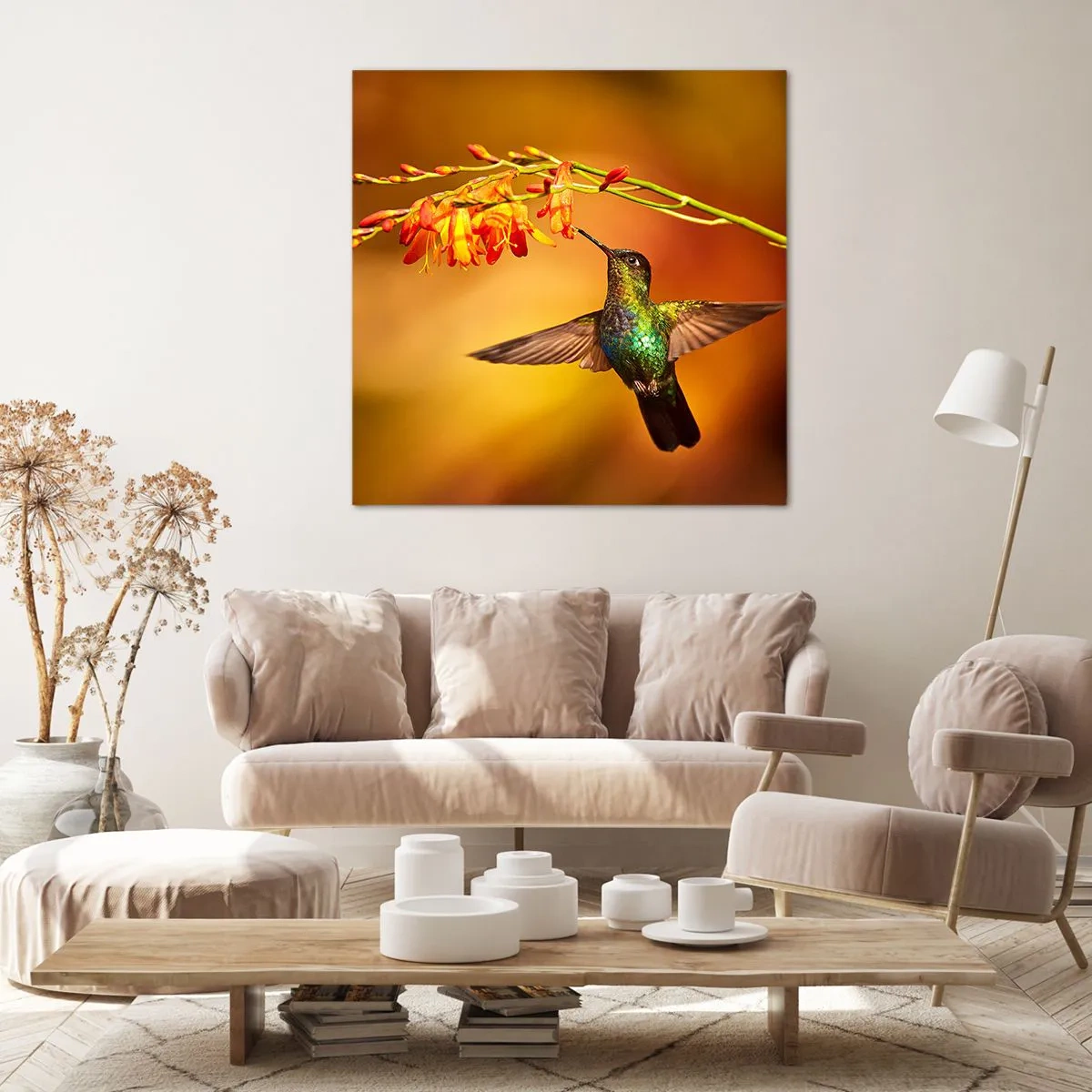 Canvas picture - Messenger of Light according to the Mayans - 50x50 cm