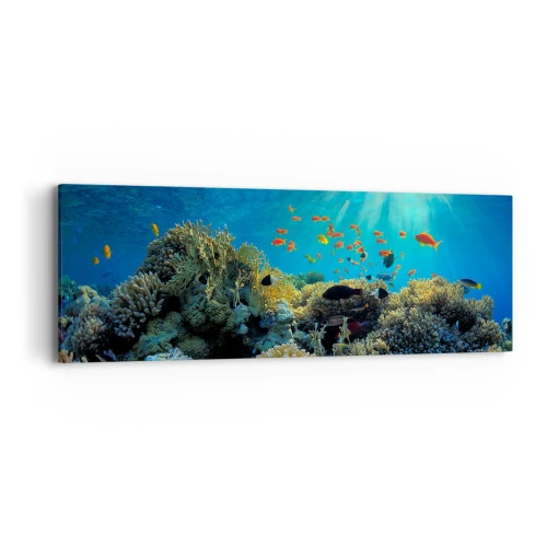 Canvas picture - Underwater Treasures - 90x30 cm