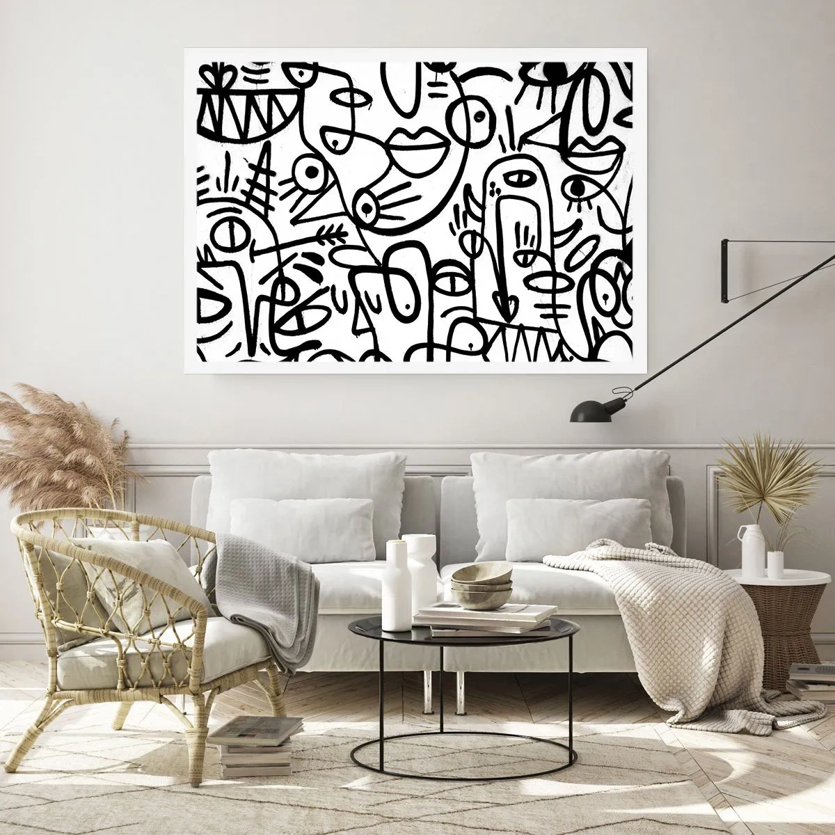 Poster - Faces and Mirages - 40x30 cm