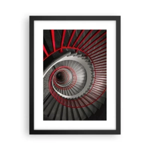 Poster in black frame - Games of Architecture - 30x40 cm