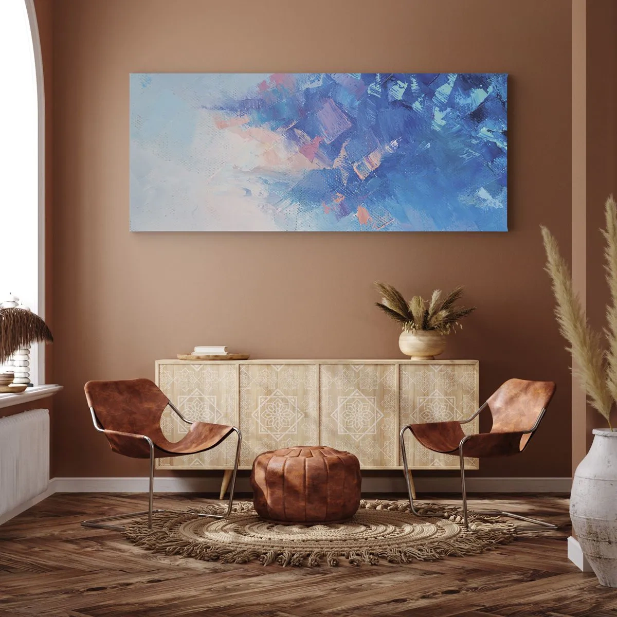 Canvas picture - Winter Abstract - 100x40 cm