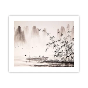 Poster - Quiet As a Rice Field - 50x40 cm