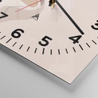 Clock face with numbers