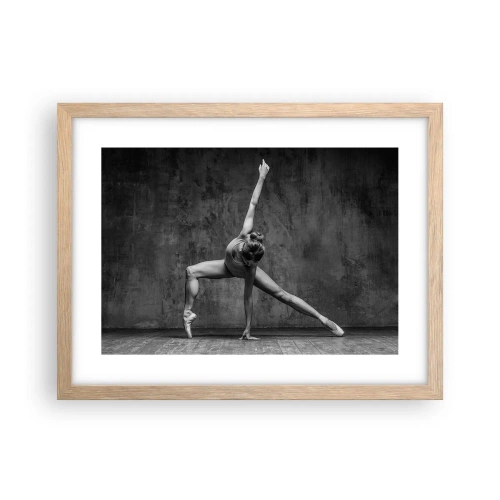 Poster in light oak frame - Ideal of Balance - 40x30 cm
