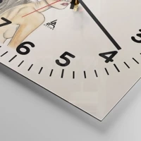 Clock face with numbers