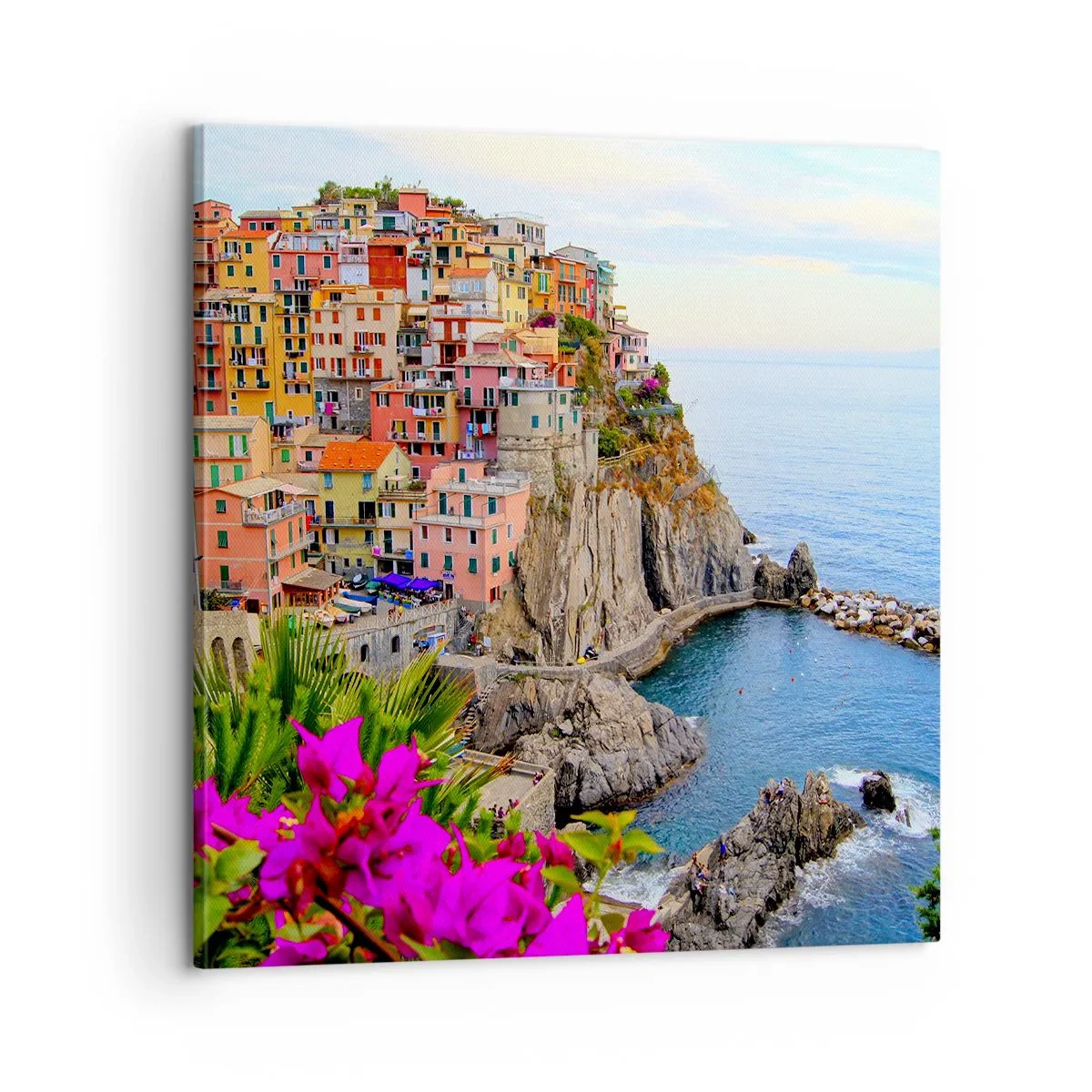 Canvas picture - Laughing City - 60x60 cm