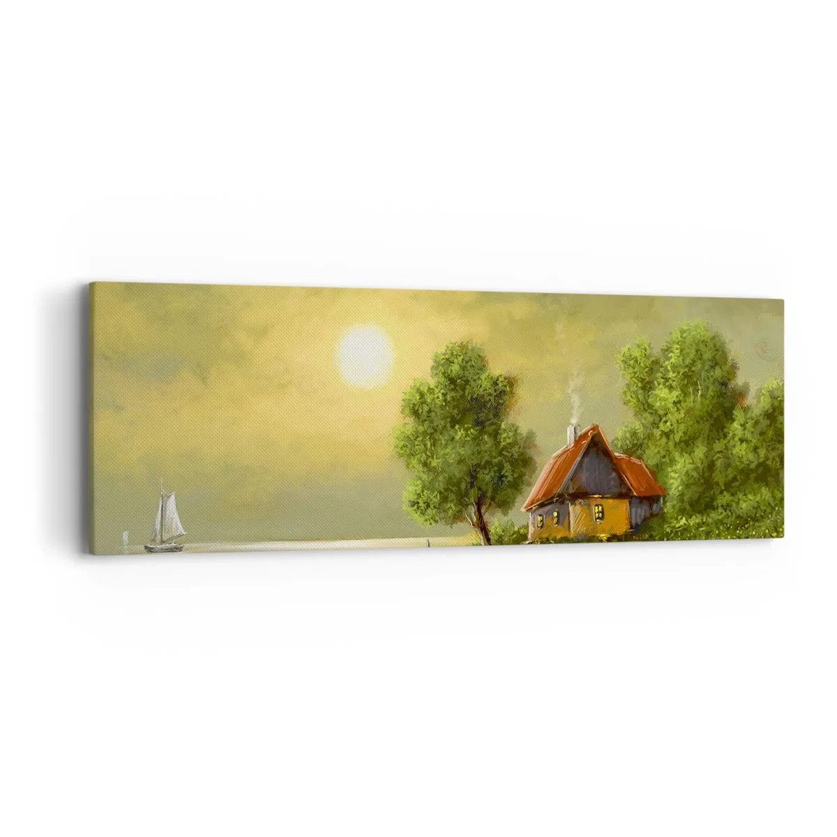 Canvas picture - Pretty As a Picture - 90x30 cm