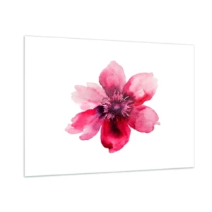 Glass picture - Carmine, Fragrant Kiss - 100x70 cm