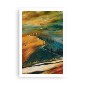 Poster - Tuscan Landscape - 61x91 cm