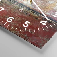 Clock face with numbers