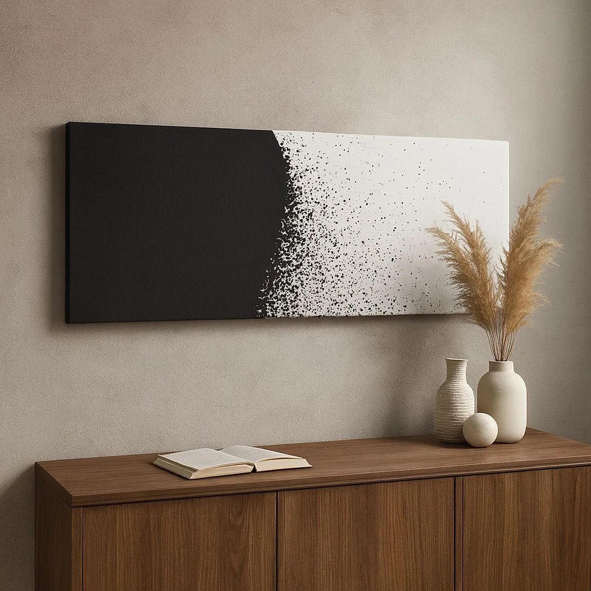 Canvas picture - Movement of Particles - 100x40 cm