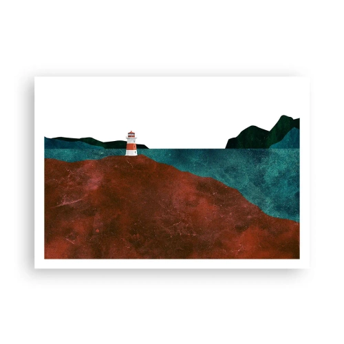 Poster - Gazing at the Sea - 100x70 cm