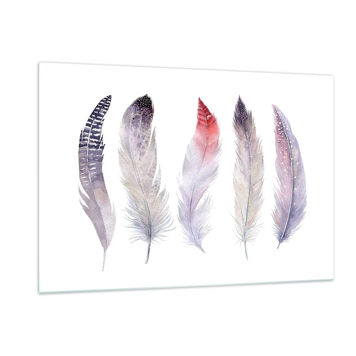 Glass picture - Delicate Like Pink Fog - 120x80 cm