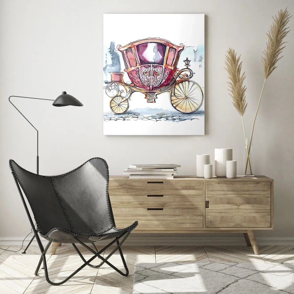 Glass picture - For a Wedding or a Ball? - 50x70 cm