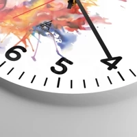 Clock face with numbers