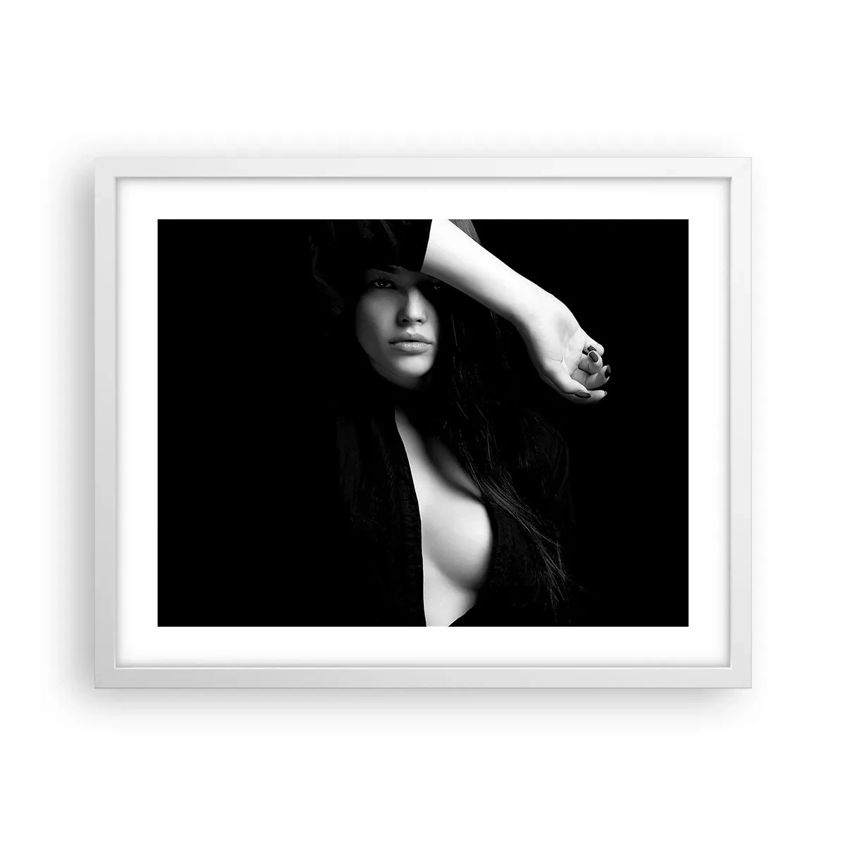 Poster in white frmae - School of Seduction - 50x40 cm